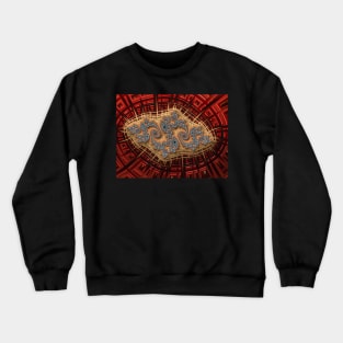 Fractal landscape (landscape version) Crewneck Sweatshirt